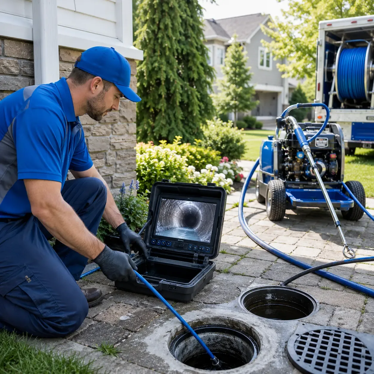 Outdoor drain cleaning professionals serving Belle Vernon, PA