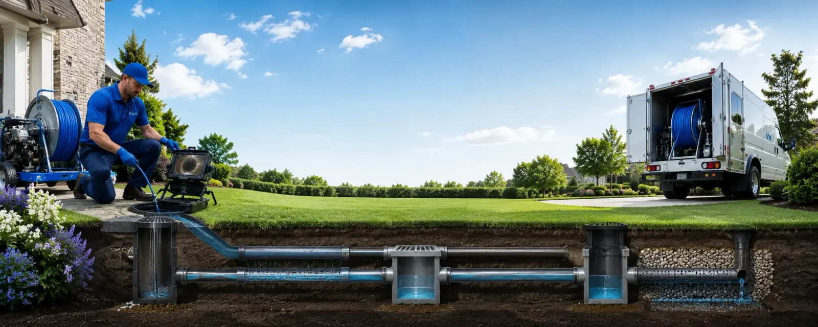Outdoor drain cleaning information for Belle Vernon, PA